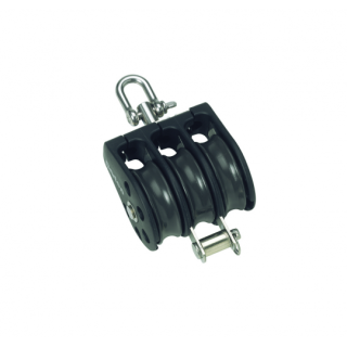 Polea Triple Giratoria con Arraigo