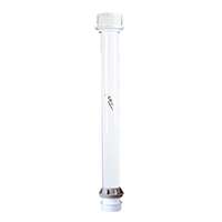Pedestal Fijo de Aluminio Blanco para Mesa 61 cm